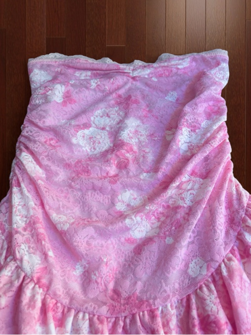 🆕💐 LoveShackFancy x PINK Victoria Secret Everblooming Strapless Dress XS NWT🎀 - Picture 7 of 14